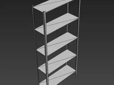 Rack standard Low-poly 3D model