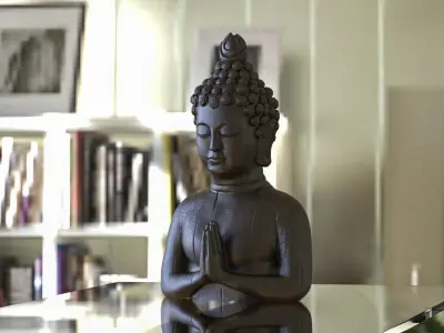 BUDDHA STATUE High-Quality home decor 3D print model
