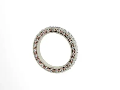 Vintage Eternity Ring 3D print model