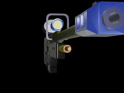 Free Rifle Free low-poly 3D model