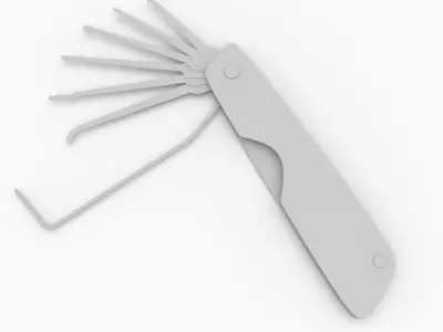 Lock Pick Sets 3D model