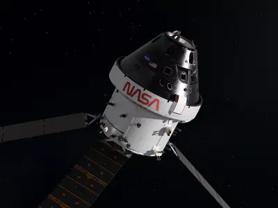 Orion Spacecraft Capsule - Artemis mission PBR TXT inspired 3D model