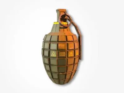 Grenade - F1 Grenade - FPS Combat 3D model