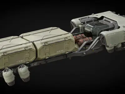 Cargo Transporter 3D model