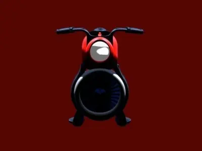 Vintage Moto  3D model