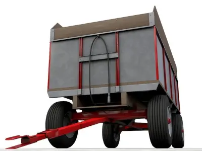 Montgomery Ward Wagon 3D model