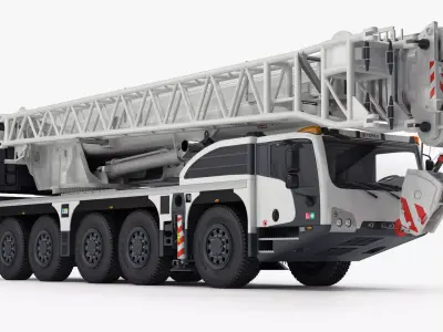Terex Explorer 5500 All Terrain Crane 3D model