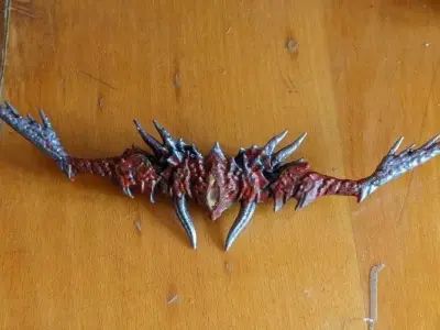 Draconic Bow from Lineage2 Game DB L2 3D Print Model 3D print model