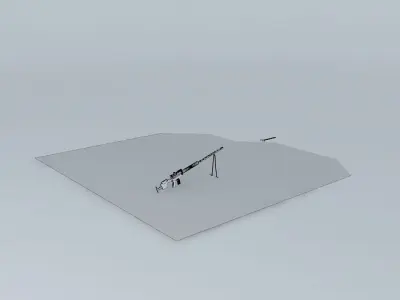 Long Distance Automatic Sniper Rifle LDASR Free 3D model