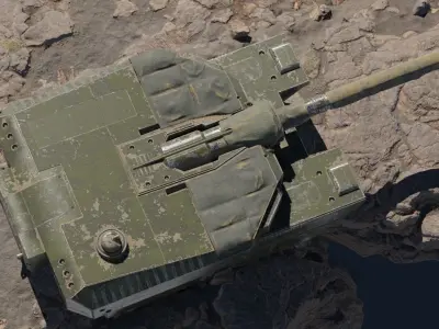 Tank 3D Model military Free 3D model