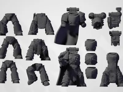 Tempest Knights - Troops Kit Free 3D print model