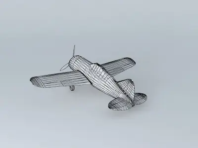 Brewster Buffalo F2A Free 3D model