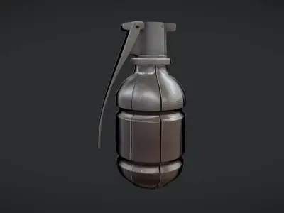 military hand grenade 3D model shop