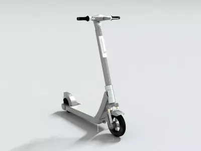 laos Electric Scooter Low-poly 3D model