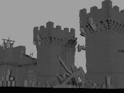  Castle Courtyard 