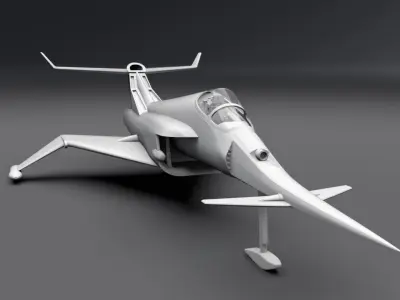 Angel Interceptor scale model 3D print model