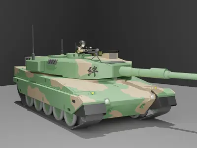 90sikitank Free 3D model