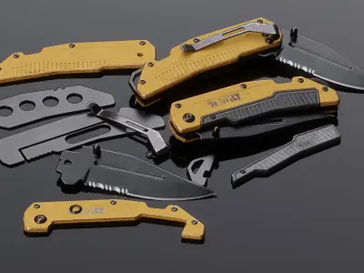 DEWALT Knife DWHT10313 Low-poly 3D model