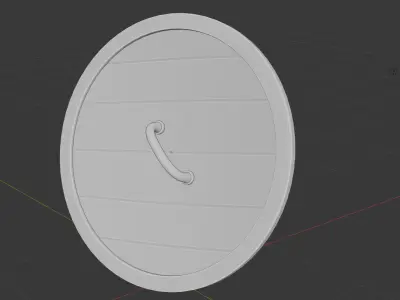 Knight Shield Free 3D Model Free low-poly 3D model