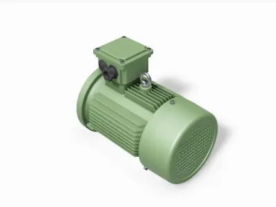 100L B14b IEC electric motor - 3D CAD model 3D model