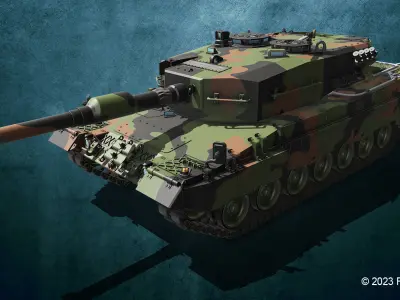 Leopard 2 A4 3D print model