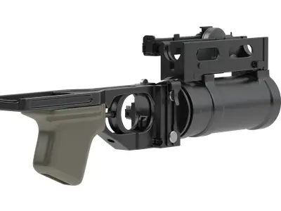 GP-25 Grenade Launcher 3D model