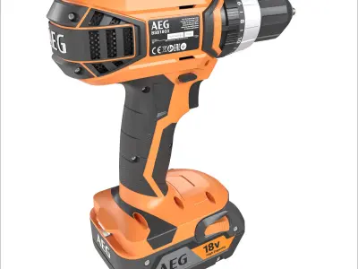 AEG Drill 3D model