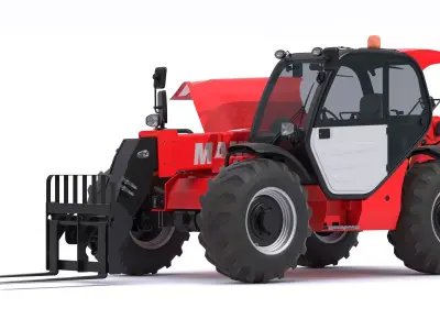 Manitou MT732 Telescopic Handler 3D model