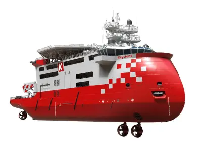 Offshore Construction Vessels OCV 3D model