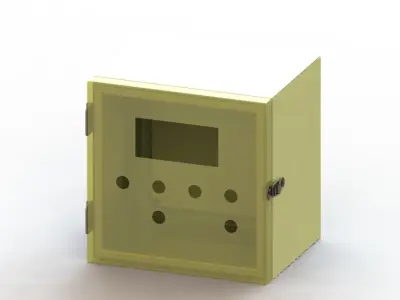 Control Box 300x300x240 Free 3D model