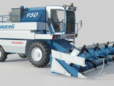 Yenisei 950 Combine 3D model