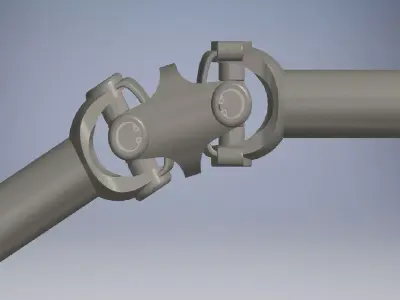 Double Cardan Joint 3D model