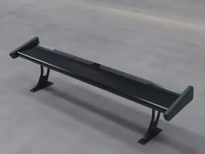 spoiler hunter tuning auto moto 3D model
