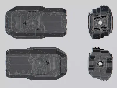 Millbrook MFMD Low-poly 3D model