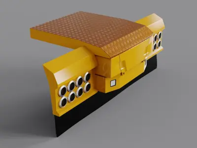 Back bumper 2 3D model