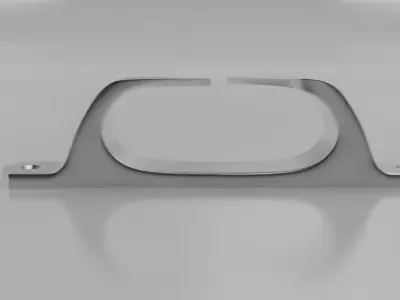 Fairlead chock right and left chaumards 220 mm 3D model
