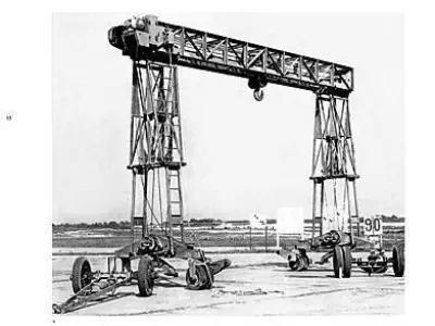 WW2 Field Repair Crane and Gantery 3D model