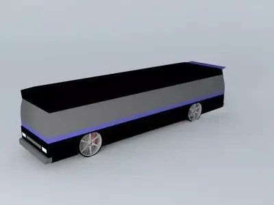 Party Bus Free 3D model