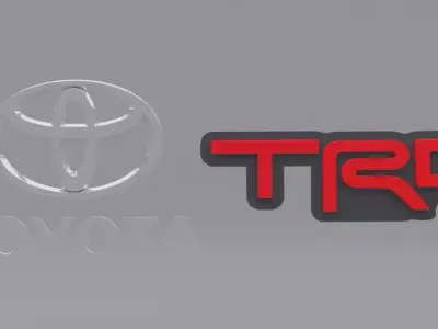 Toyota Logo set 3D model