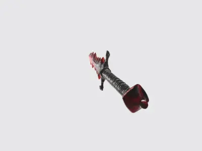 Evil red sword 3D model