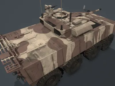 VBCI - 2 Nexter  Low-poly 3D model