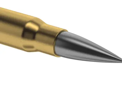 Bullet 762x51mm NATO 3D model