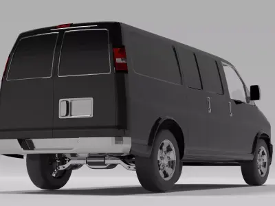 GMC Furgao 3D model