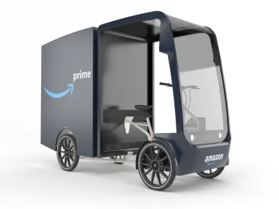 Amazon delivery bike 3D model