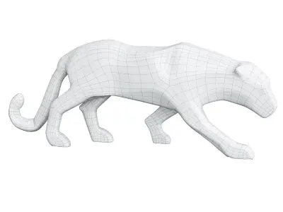 leopard 3D model buy