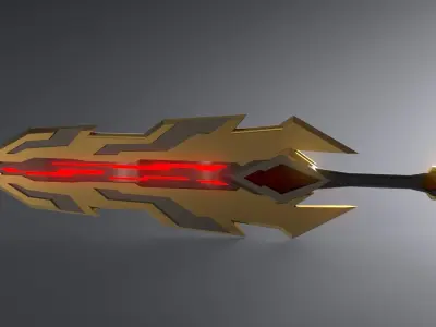 Dragon slayer great sword 3D model