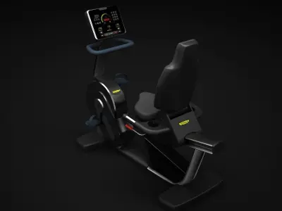 Recline Cardio Machine 3D model