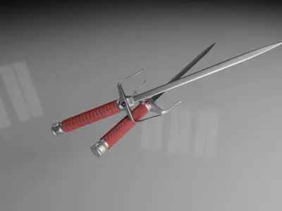 sai weapom 3D model
