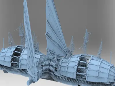 Great Khan Ocean blockade 3D model