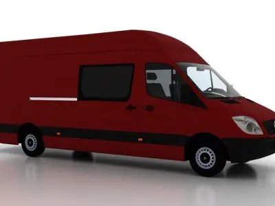 Mercedes Benz Sprinter L4H3 2009 Crew Van EU 3D model